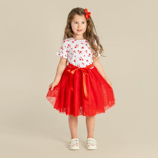"Christmas” - Designer Kidz - Alyssa Floral Tutu Dress