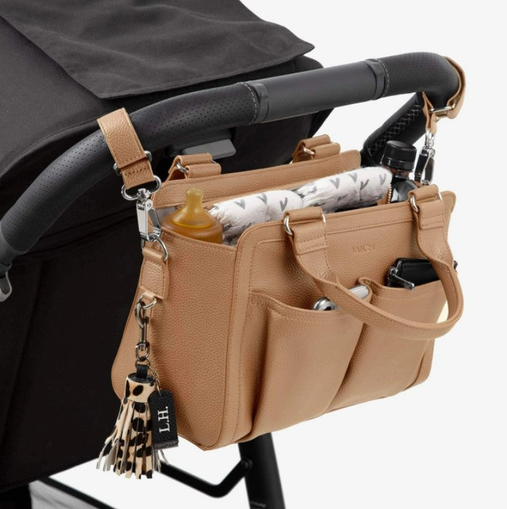 "VANCHI" - Amelia Convertible Pram Caddy - Camel