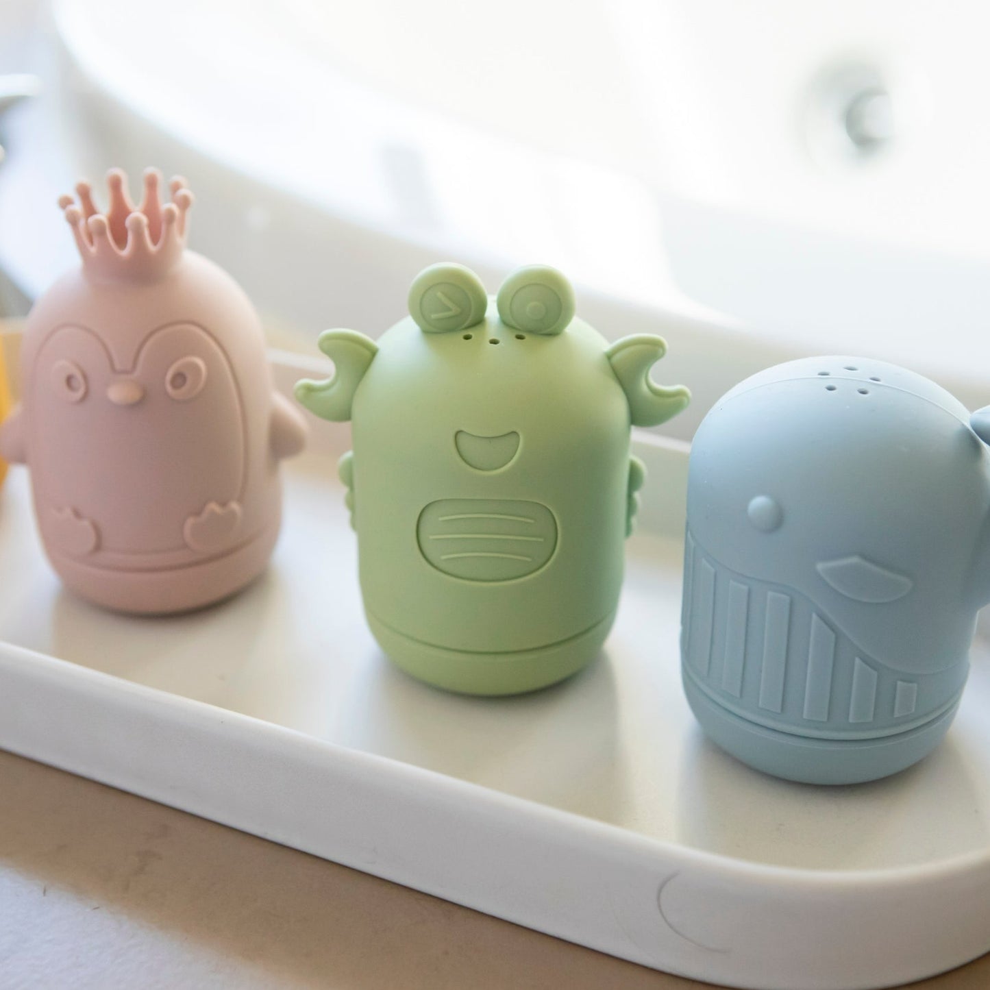 "All4Ella" - Squeezy Silicone Bath Toys - Sea Friends