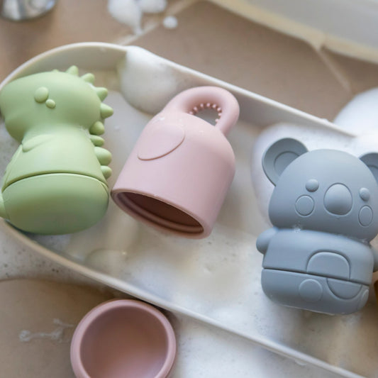 "All4Ella" - Squeezy Silicone Bath Toys - Animal Friends