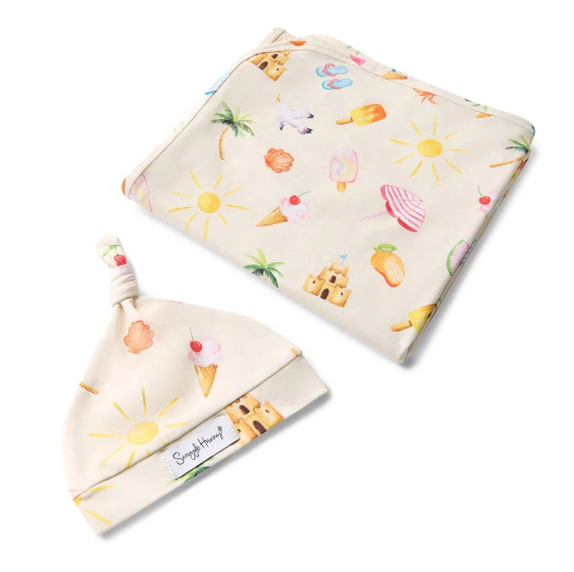 "Snuggle Hunny" - Baby Jersey Wrap Sets