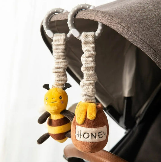 "The Living Textiles Company" - Stroller Toys - Bee & Honey Pot