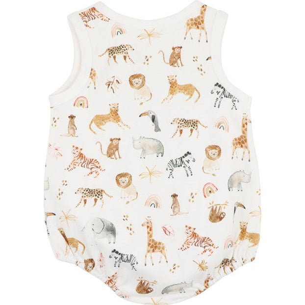 "Bebe" - Billie Print Button Front Bodysuit