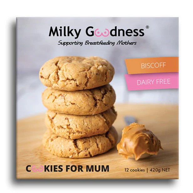 "Milky Goodness" - Lactation Cookies - Biscoff (Dairy Free)