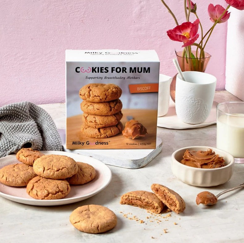 "Milky Goodness" - Lactation Cookies - Biscoff (Dairy Free)