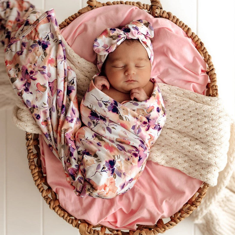 "Snuggle Hunny" - Baby Jersey Wrap Sets