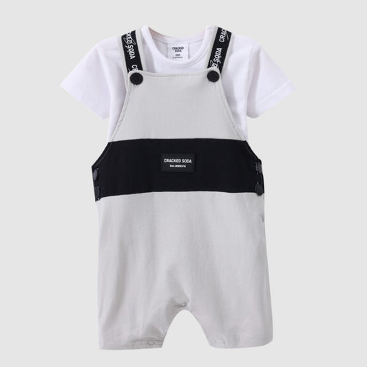 "Cracked Soda" - Bodhi Overall Set - Oat