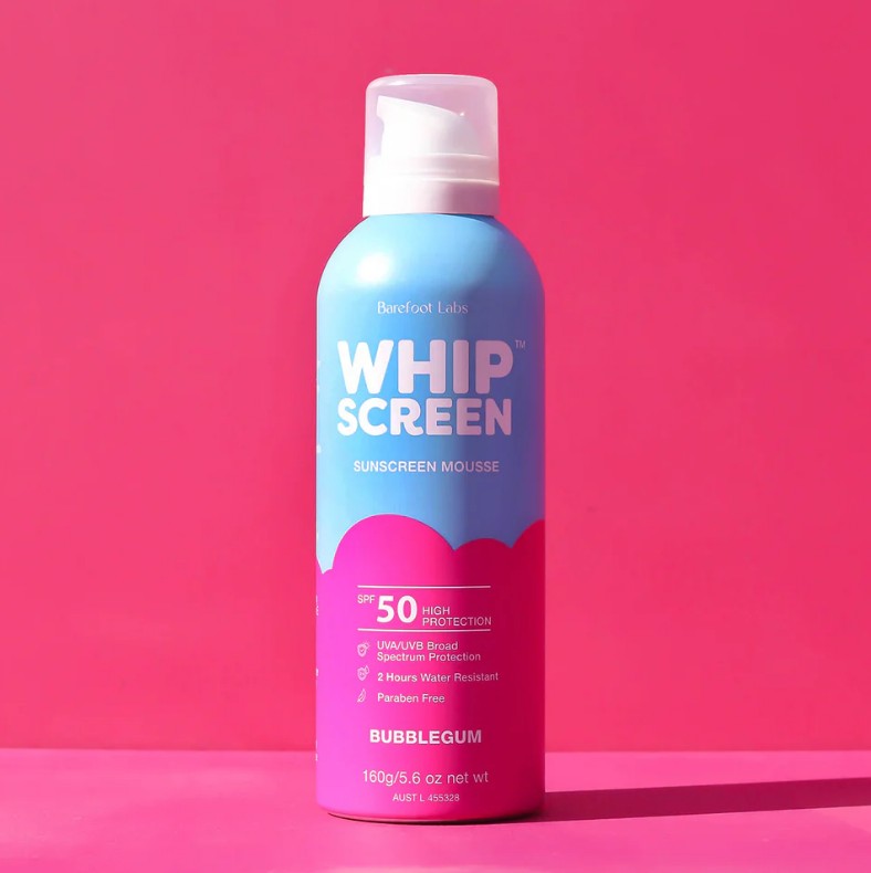"Barefoot Labs" - Whipscreen SPF501 Sunscreen Mousse