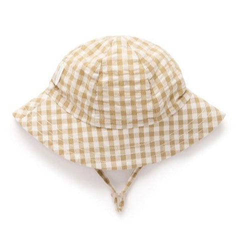"Purebaby" - Burrito Gingham Sunhat