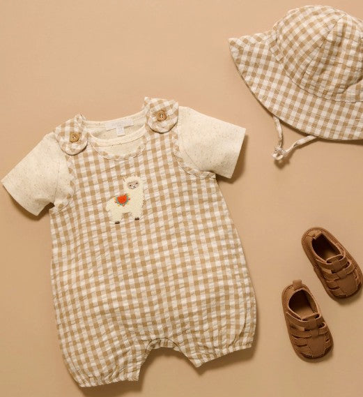 "Purebaby" - Burrito Gingham Sunhat
