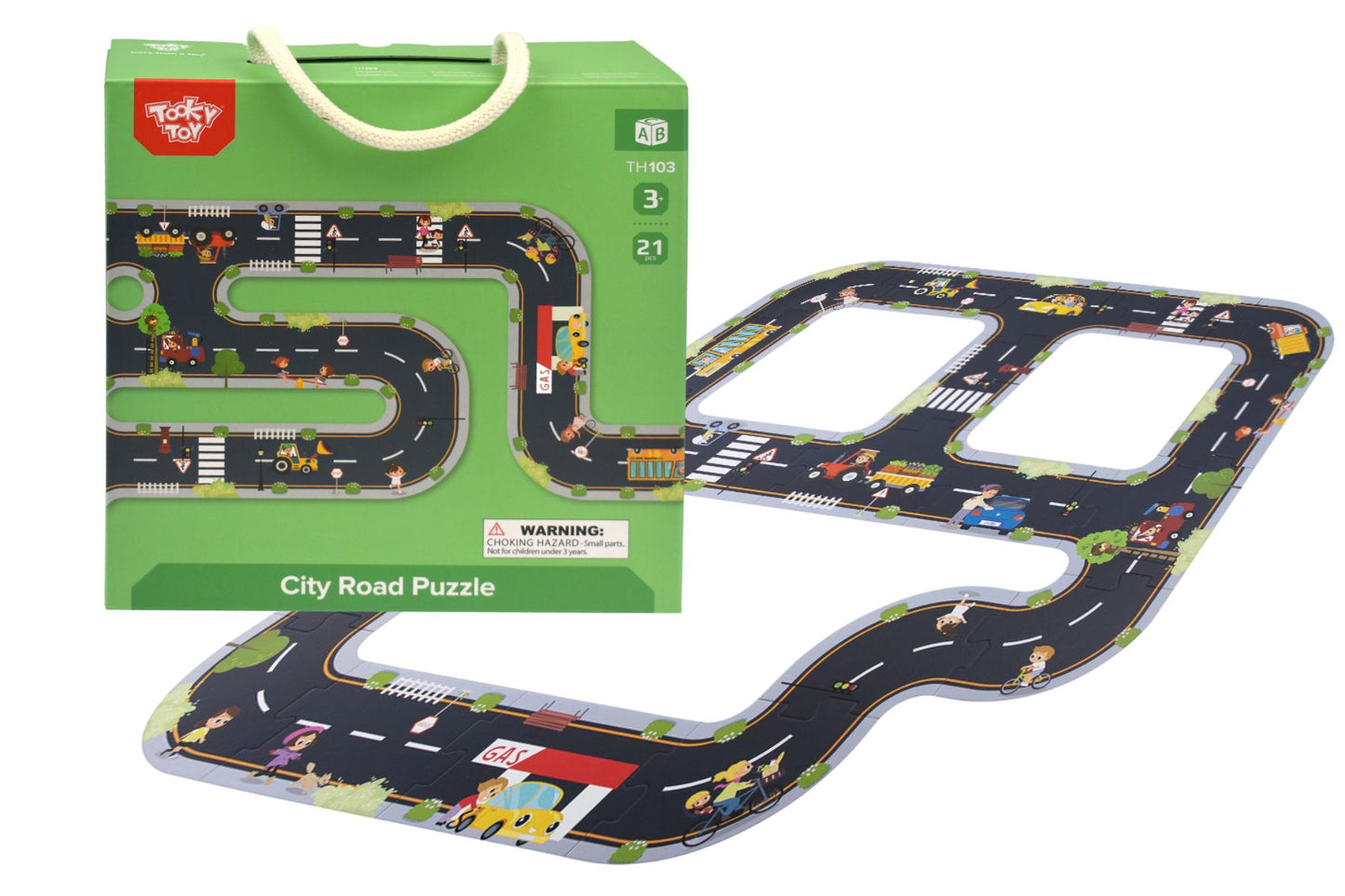 "Tooky Toys" - City Road Puzzle Playmat