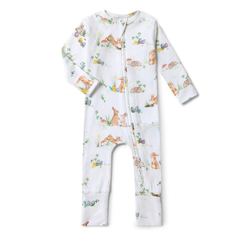 "Easter 2025" - Snuggle Hunny - Convertible Romper - Bunnies