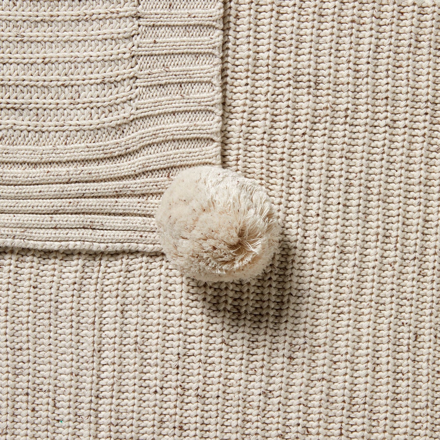 "Wilson & Frenchy" - Organic Knit Blanket - Cookies & Cream