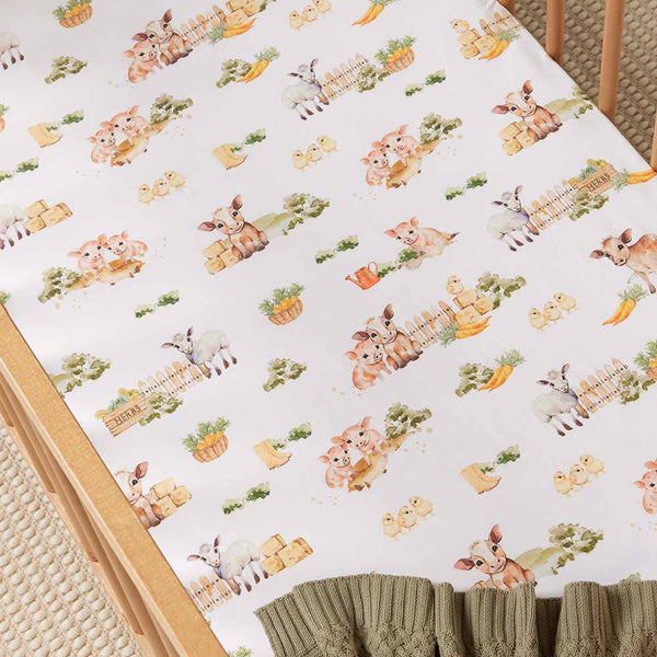 "Snuggle Hunny Kids" - Fitted Cot Sheets