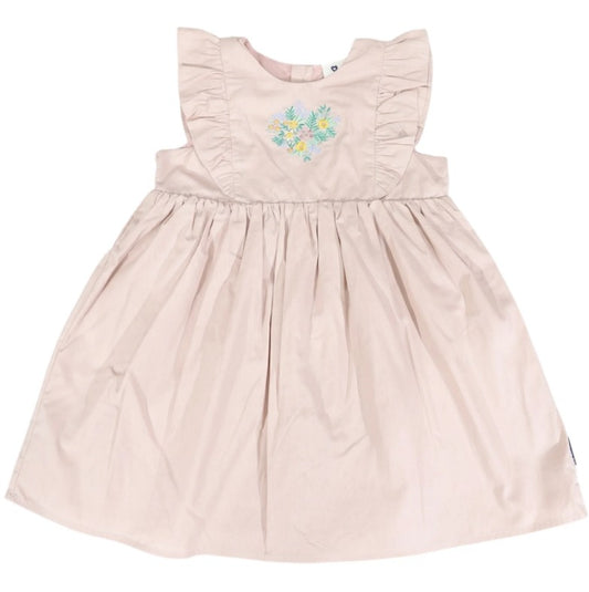 "Korango" - Cotton lawn Frill Dress - Dusy Pink