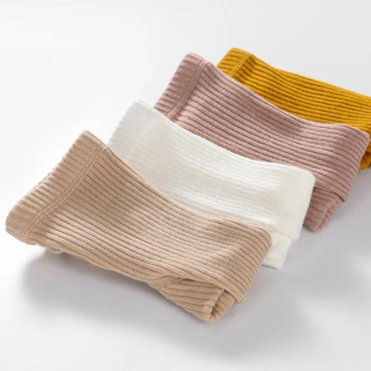 "Ma Mer" - Cotton Ribbed Tights