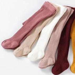 "Ma Mer" - Cotton Ribbed Tights