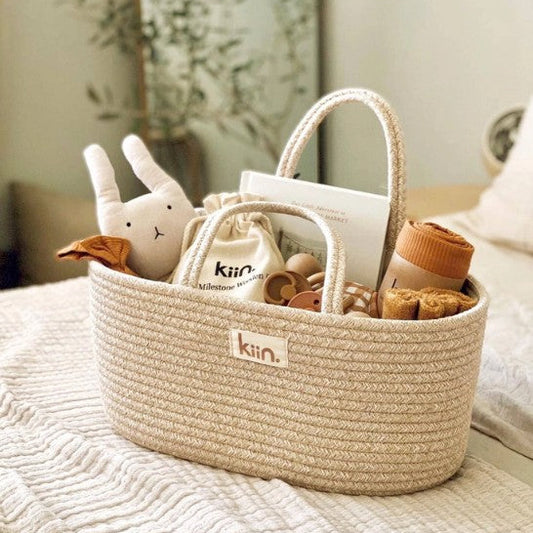 "Kiin Baby" - Cotton Rope Nappy Caddy