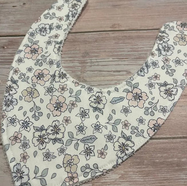 "Finished with a Kiss” - Handmade Baby Bibs