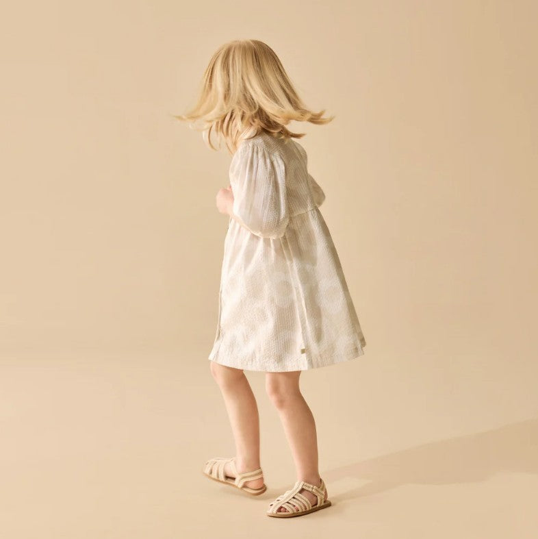 "Wilson & Frenchy" - Daisy Bloom Organic Button Dress