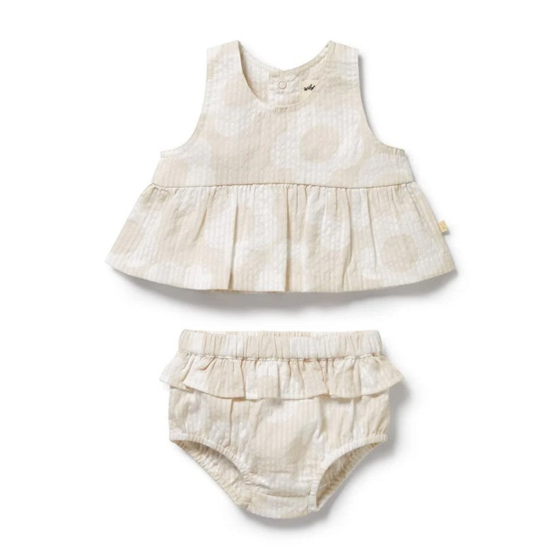 "Wilson & Frenchy" - Daisy Bloom Organic Ruffle Set