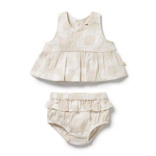 "Wilson & Frenchy" - Daisy Bloom Organic Ruffle Set