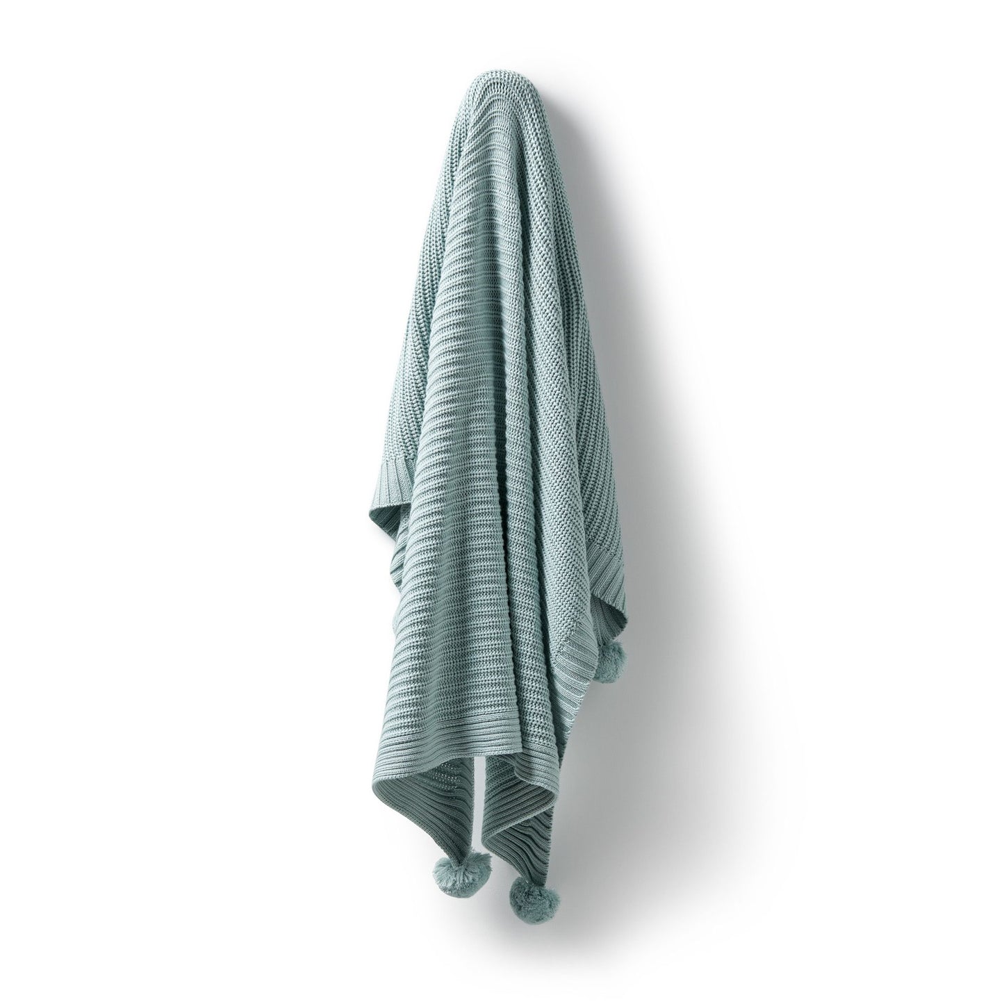 "Wilson & Frenchy" - Organic Knit Blanket - Duck Egg