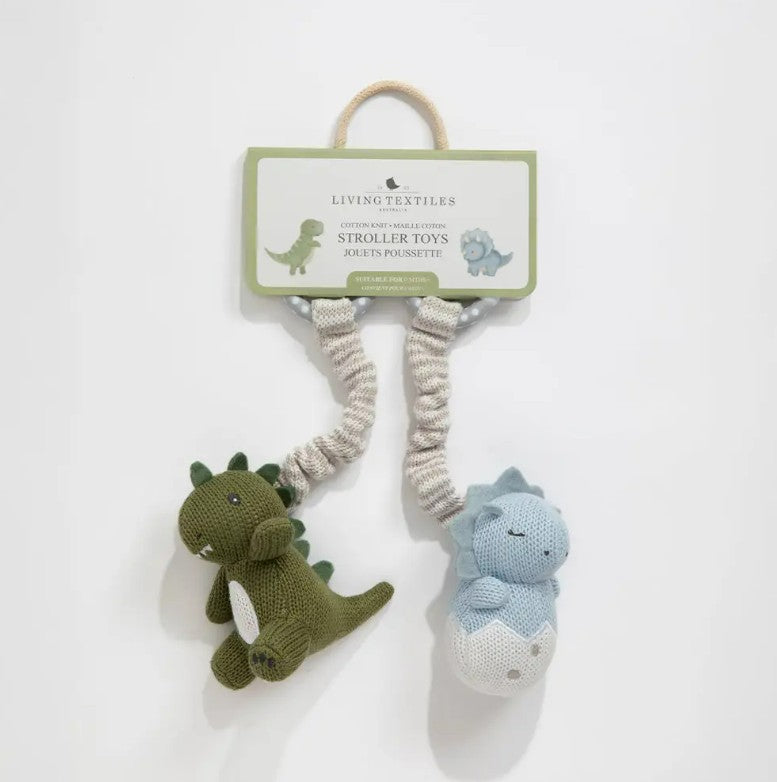"The Living Textiles Company" - Stroller Toys - Dinosaurs