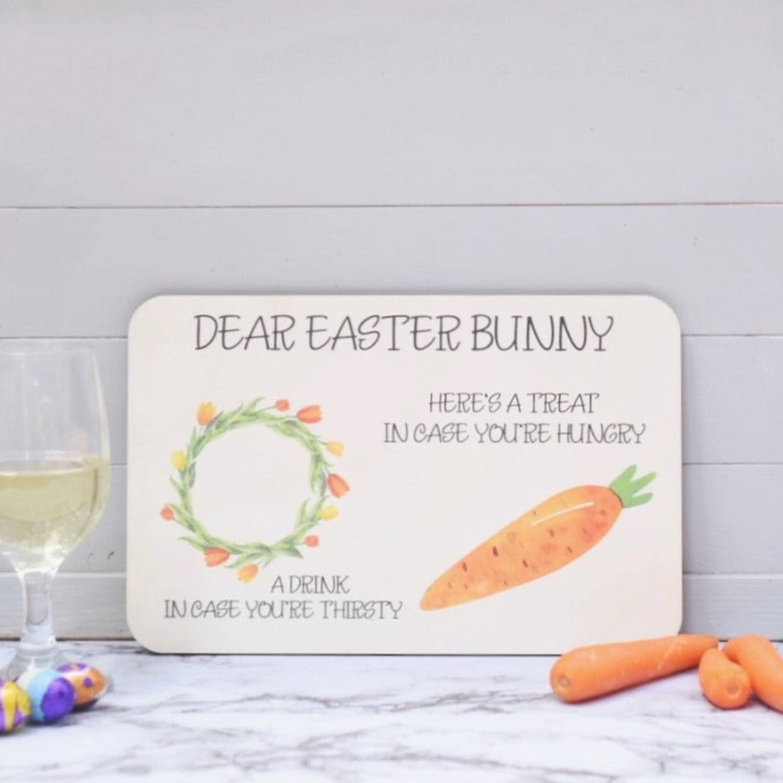 "Easter 2024" - Easter Bunny Snack Tray (Carrot)