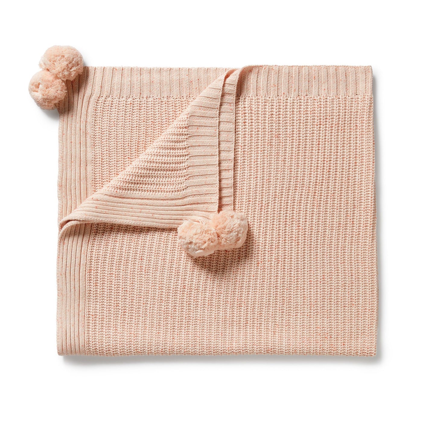 "Wilson & Frenchy" - Organic Knit Blanket - Fairy Floss