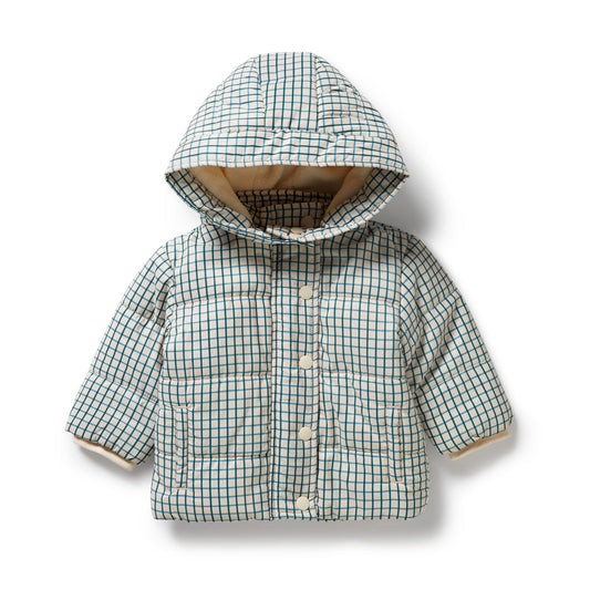 "Wilson & Frenchy" - Puffer Jacket - Fern Check