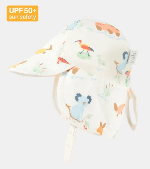 "Toshi" - Flap Cap Down Under