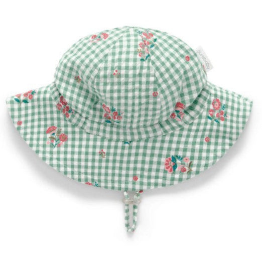 "Purebaby" - Frida Gingham Sunhat