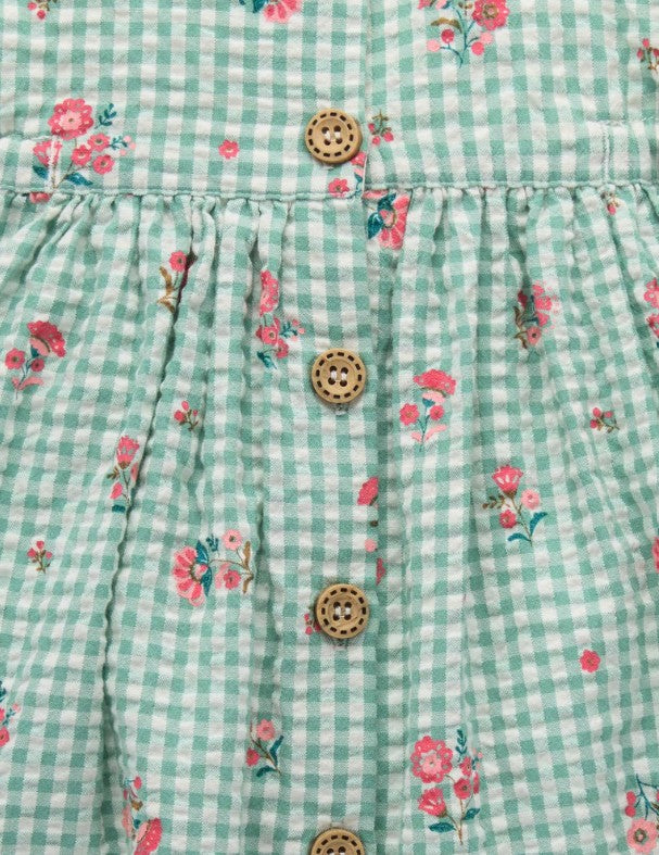 "Purebaby" - Frida Gingham Pinnie