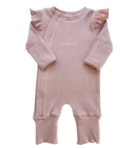 "RAI & CO" - Frill Ribbed Jumpsuits