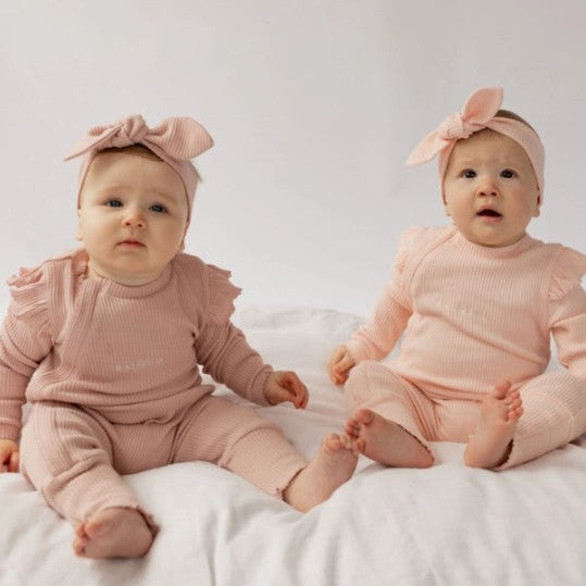 "RAI & CO" - Frill Ribbed Jumpsuits