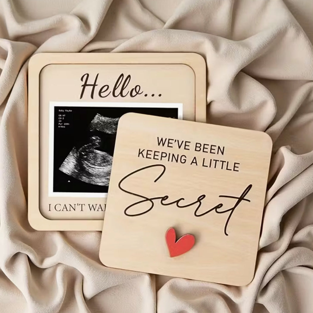 "Keeping A Secret Announcement Plaque"