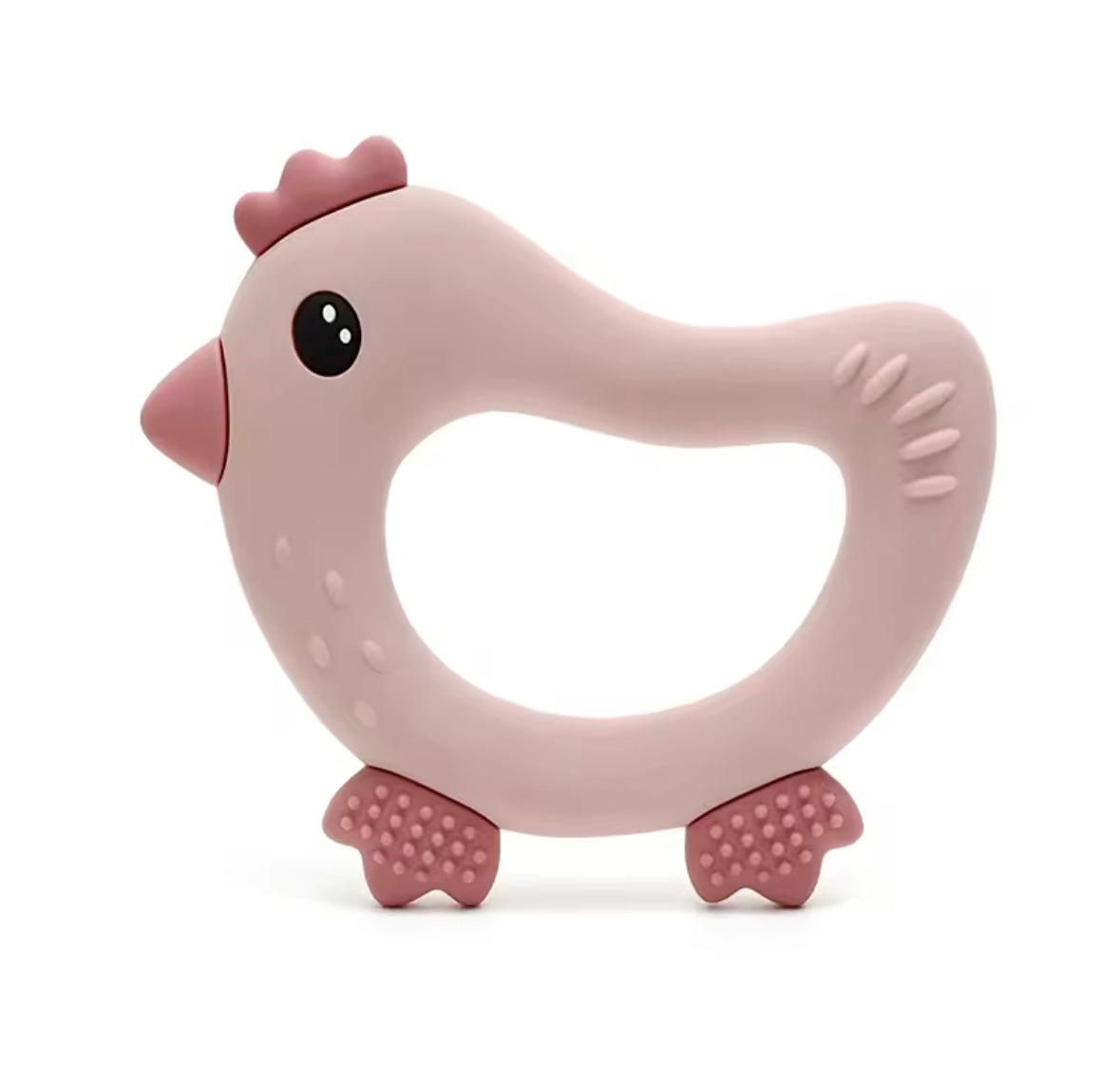 "Silicone Chicken Teethers"