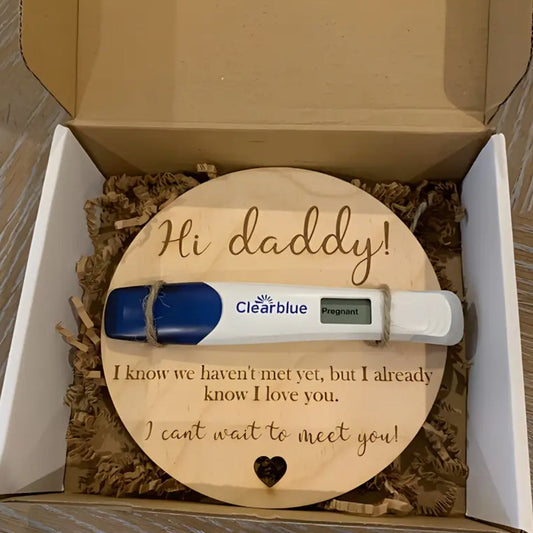 "Hi Daddy! Announcement Plaque"