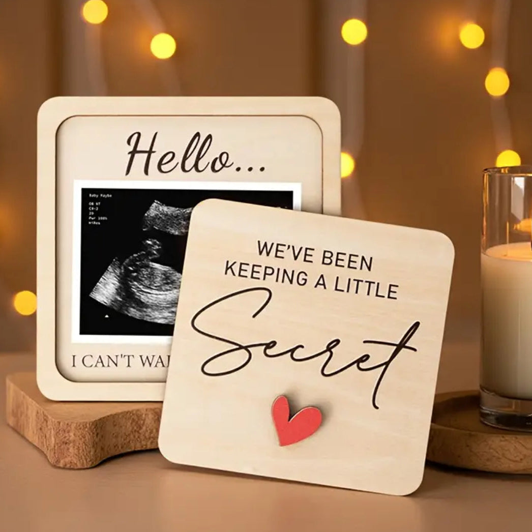 "Keeping A Secret Announcement Plaque"