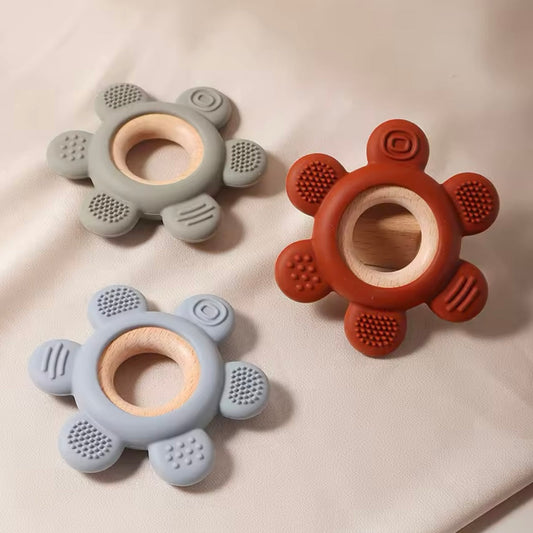 "Silicone Flower Teethers"