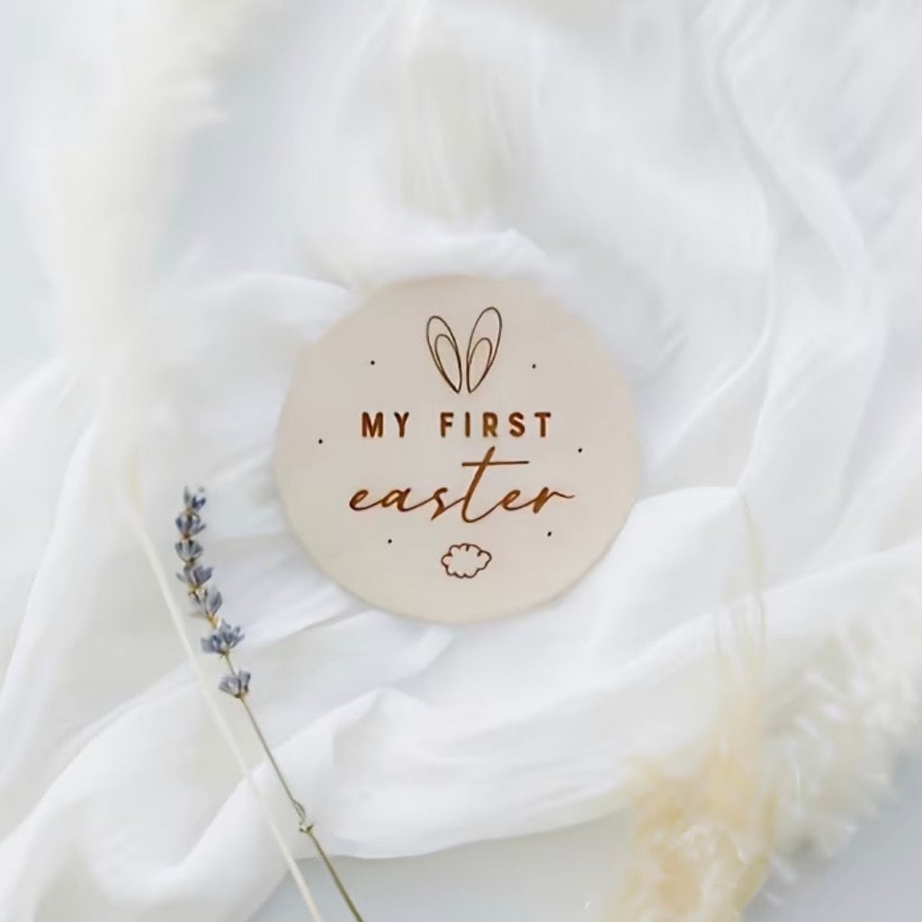 "Easter 2026" - My First Easter Plaque