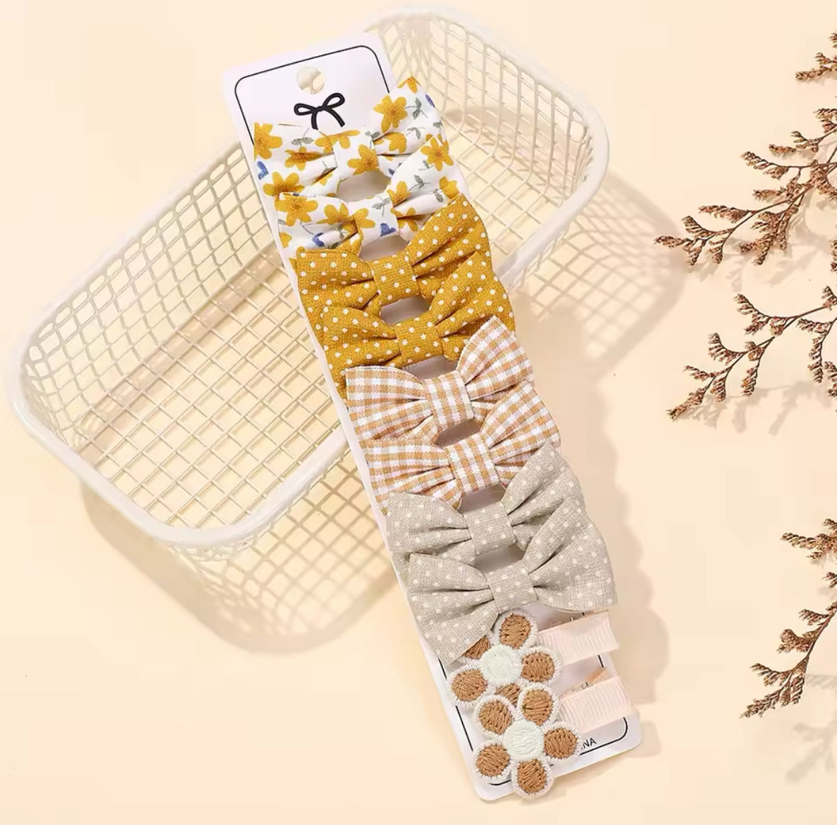 "Little Loves Boutique" - Mini Bow Hairclips - 10 Pieces