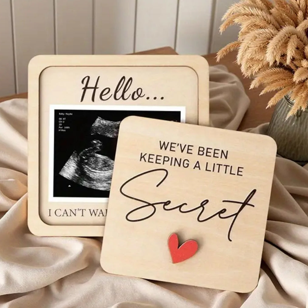 "Keeping A Secret Announcement Plaque"