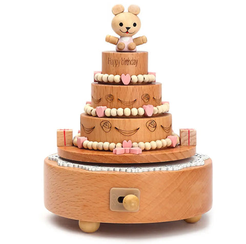"Wooden Music Box" - Cake