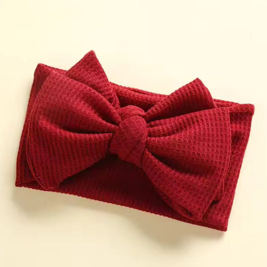 "Christmas" - Waffle Knit Topknots