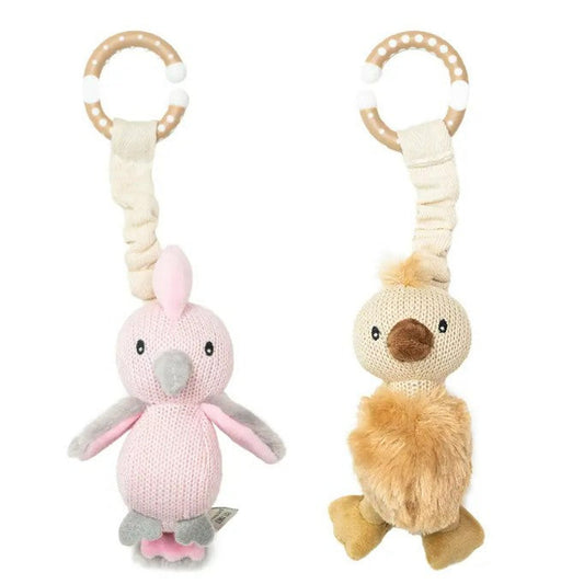 "The Living Textiles Company" - Stroller Toys - Galah & Emu