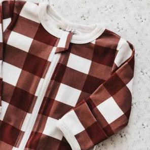 "Christmas" - Bencer & Hazelnut - Gingham Zip Suit