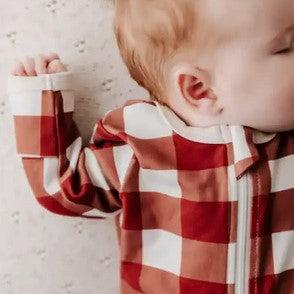 "Christmas" - Bencer & Hazelnut - Gingham Zip Suit