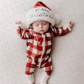 "Christmas" - Bencer & Hazelnut - Gingham Zip Suit